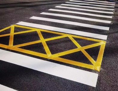 商丘商丘园区交通标线施工